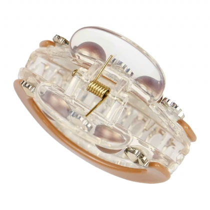 کلیپس مو زنانه مدل بیضی نگین سواروسکی