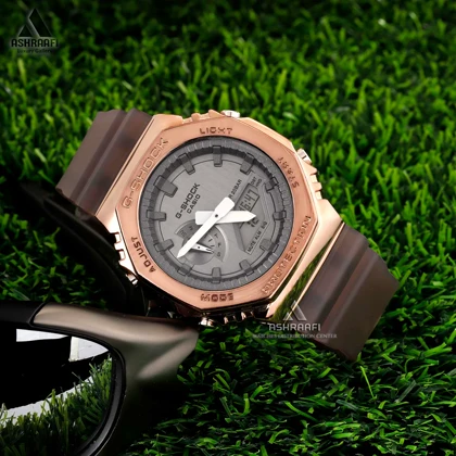 ساعت جی شاک قهوه‌ای Casio G-Shock GN-2100H-BB11