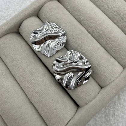 گوشواره طرح چروک