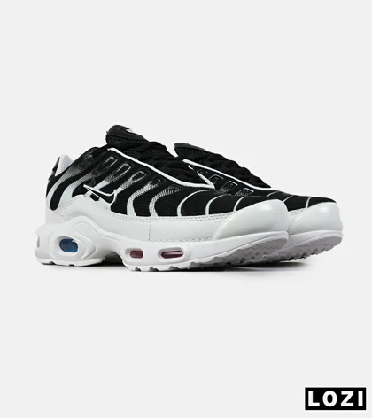 کفش کتانی مردانه و زنانه مشکی سفید NIKE AirMax Plus TN Ultra مدل 7710