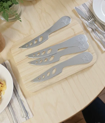 ست صبحانه خوری استیل طرح ستاره