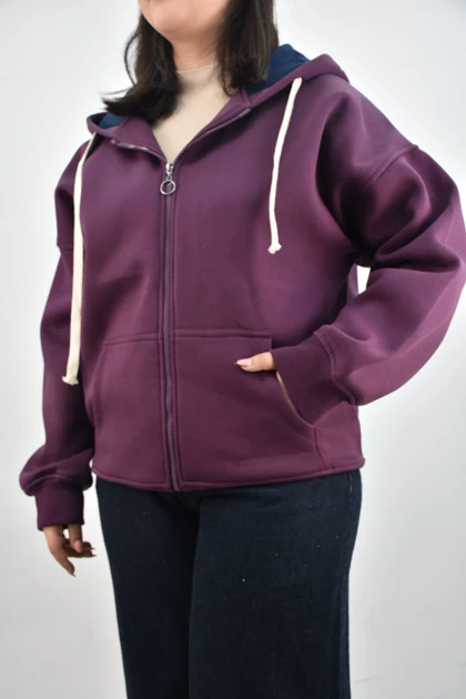 سویشرت ضخیم سه نخ تو کرکی پارچه اویشو