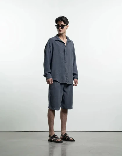 نخی شست رفته آستین بلند