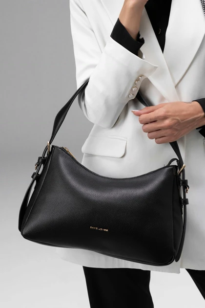 کیف دستی زنانه چرم مصنوعی دسته دار دیوید جونز DAVIDJONES