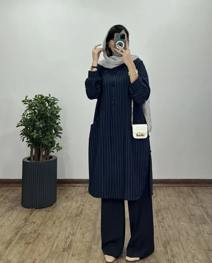 مانتو بلند دیپلمات حسنا
