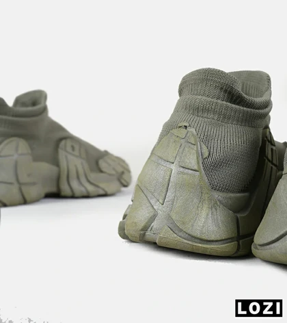 کفش کتانی مردانه سبز BALENCIAGA مدل 7505