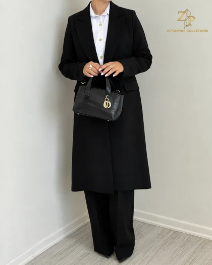 مانتو زنانه کرپ لاریک