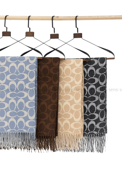 شال بافت موهری COACHکد1005159