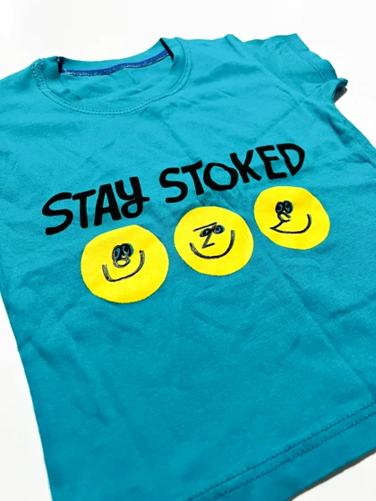 تیشرت بچگانه STAY آبی 20107