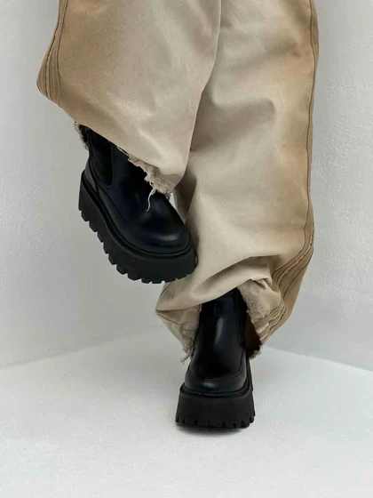 نیم بوت لژ پهن