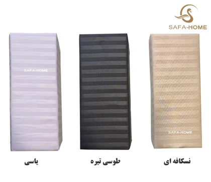 ملحفه تشک و بالش کش‌دوز 180200 کتان