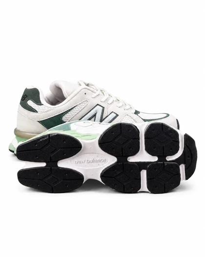 کفش کتانی بزرگ پا مدل نیوبالانس 9060 سفید سبز New Balance 9060