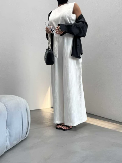 پیراهن بلند بنددار