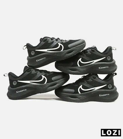 کفش کتانی مردانه و زنانه مشکی NIKE zoom x smiley