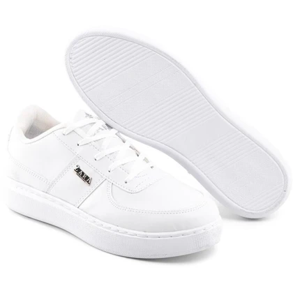 کفش تخت Zara مردانه سفید مدل Kiyan