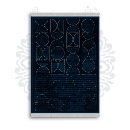 فرشینه از جنس پارچه هازان مخمل ترک طرح سنتی و مدرن برند دفه کد DAMG149