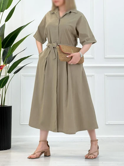 کفتان بلند زنانه لینن نادیا