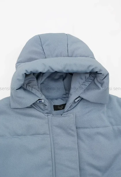 کاپشن کوتاه کتان کج راه کد1004770