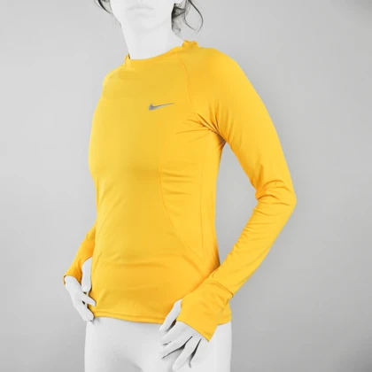 استرج آستین بلند ورزشی زنانه نایک مدل PY-2B2156 زرد