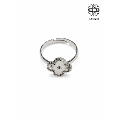 انگشتر استیل ونکلیف نقره ای کد 509428020