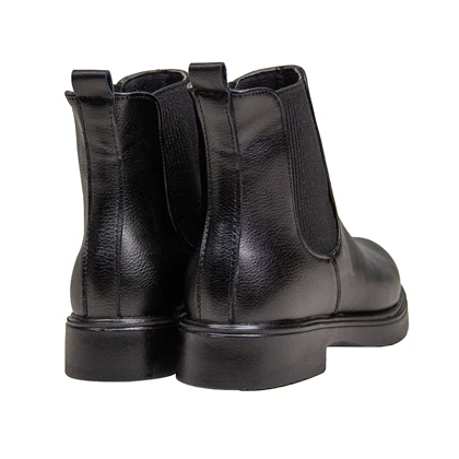 نیم بوت دو کش مشکی کد 558