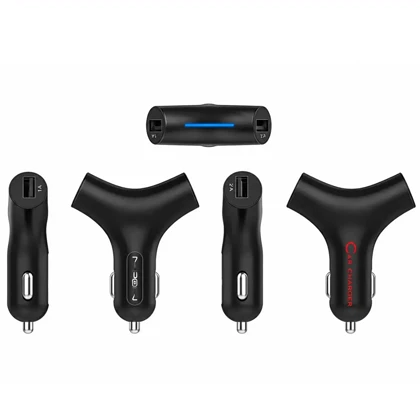 شارژر فندکی مایپو MIPOW مدل SPC02 دو پورت USB و 2.1 آمپر