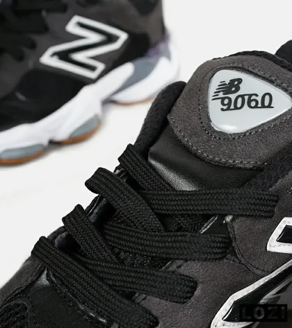 کفش کتانی مردانه و زنانه مشکی خاکستری NEW BALANCE 9060
