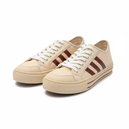 کفش کتانی ونس سه خط کرم کد 294923