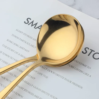 ملاقه خورشت خوری استیل در دو رنگ / MJ133_802