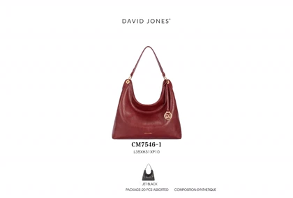 کیف دستی زنانه چرم مصنوعی دسته دار دیوید جونز DAVIDJONES