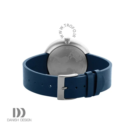 ساعت مچی عقربه ای مردانه دنیش دیزاین (Danish design) مدل Globe Silver/Blue 11-B1-01