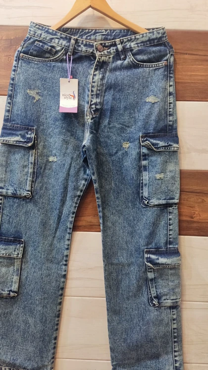 شلوار لی زنانه کارگو