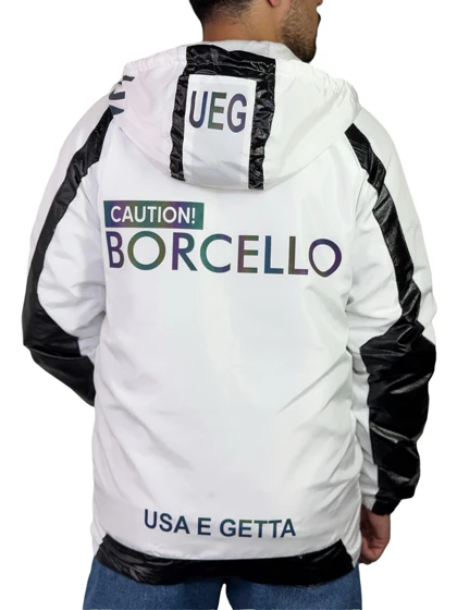 سویشرت مردانه بادگیر ضد باران مدل کاتیون رنگ سفید کد 00357