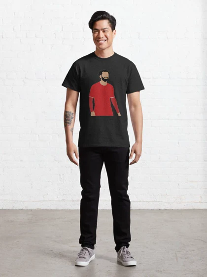 تیشرت ورزشی لیورپول | تیشرت Liverpool F.C طرح Mohamed Mo Salah Portrait کد 147069