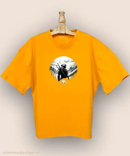 تیشرت لش مردانه و زنانه طرح ویچر شخصیت گرالت کد 987