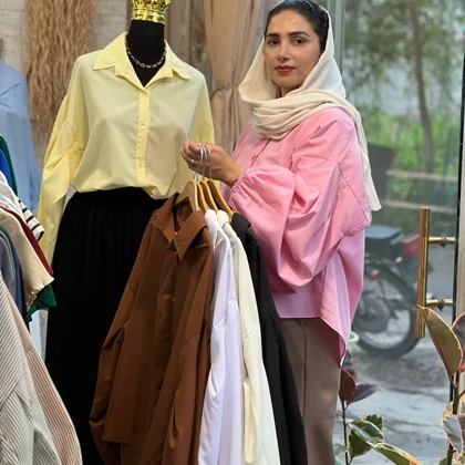 شومیز باکسی پفکی