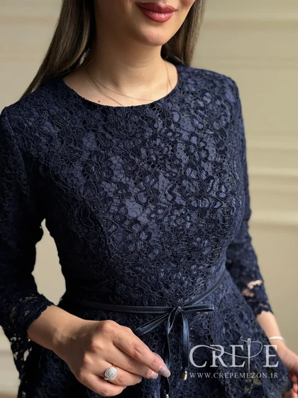 بلوز دامن مخمل گیپور