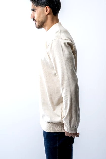 بافت آستین بلند بیسیک مردانه