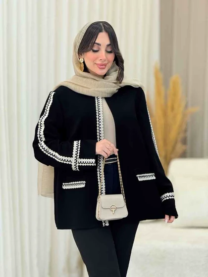 مانتو جیب نما نواردوزی