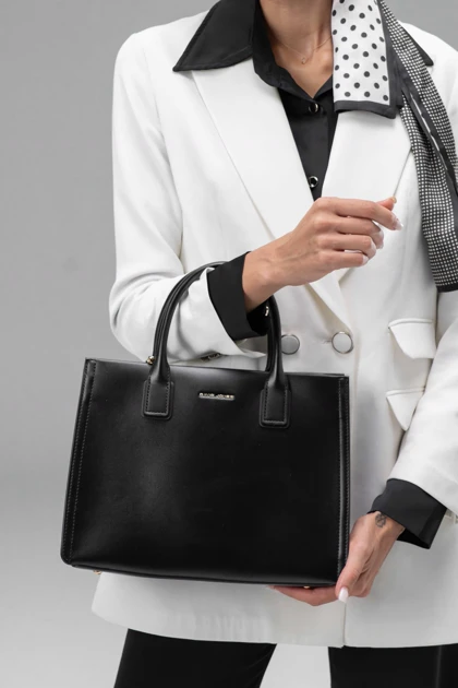 کیف دستی زنانه چرم مصنوعی دسته دار دیوید جونز DAVIDJONES
