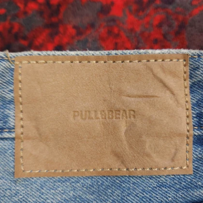 شلوار جین نیم بگ pull & bear بدون جنسیت کد 393