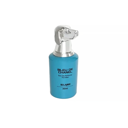 ادوپرفیوم مردانه اسکلاره مدل Bleu De Chanel حجم 30 میلی لیتر طرح انیمال - کله سگ
