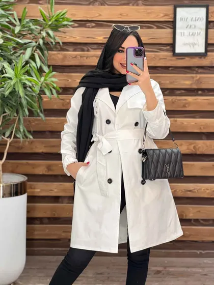 بارانی بلند ژیله پرچی