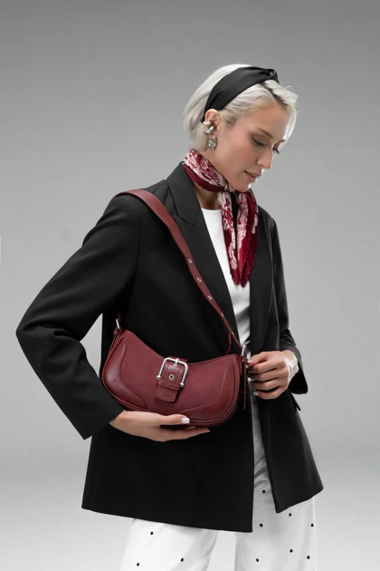 کیف دستی زنانه چرم مصنوعی دیوید جونز DAVIDJONES