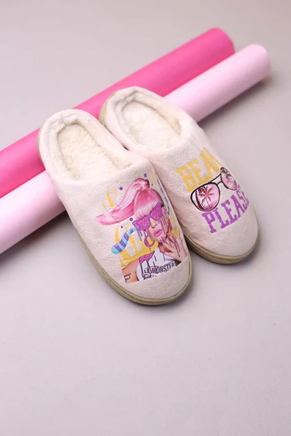 پاپوش کفشی بچه گانه باربی