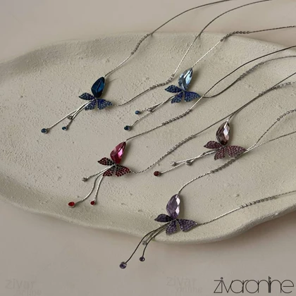 نیم ست پروانه سواروسکی 10269