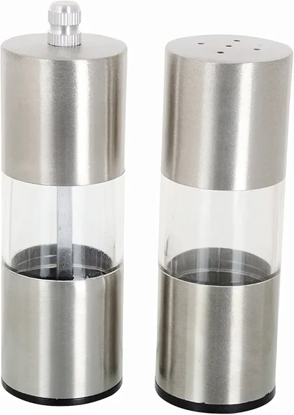 نمک پاش و فلفل ساب استیل استند دار - شنگیا