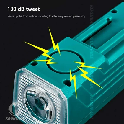 چراغ دوچرخه شارژی خورشیدی کد FY335