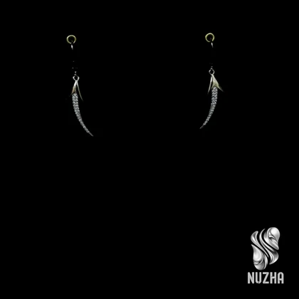گوشواره نقره دخترانه