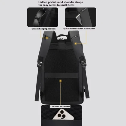 کوله پشتی اورجینال بنج مدل BANGE - BG3029